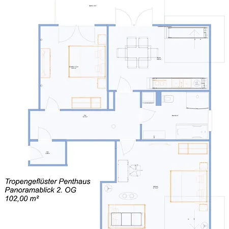 Tropengefluester Penthouse Hof, Whirlpool, Digital Checkin, 300mbit Wlan, Ballkon, Weber Grill * Hof (Bavaria)