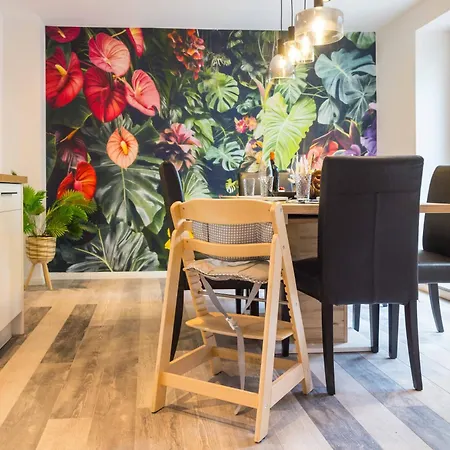 Tropengefluester Penthouse Hof, Whirlpool, Digital Checkin, 300mbit Wlan, Ballkon, Weber Grill Hof (Bavaria)